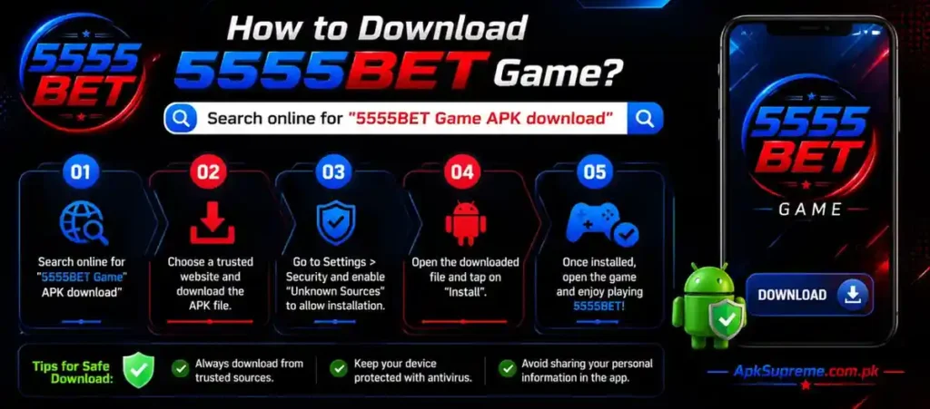 5555BET Game Download